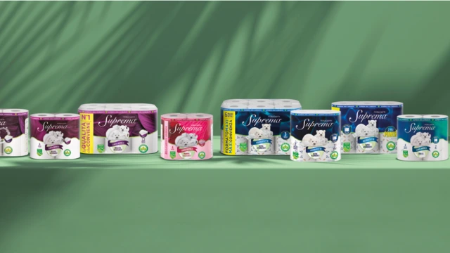 Eurovast的一系列Suprema卫生纸产品