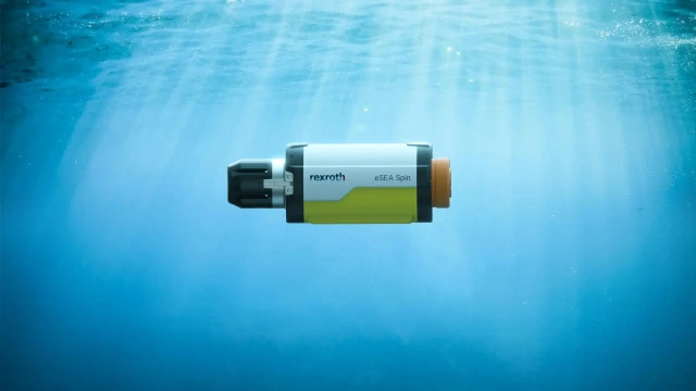 eSEA Spin 水下应用；操作简便的全电动海底执行器，用于多（圈）*转*控制阀的精确操作；博世力士乐 – *威腾斯坦* (Wittenstein)