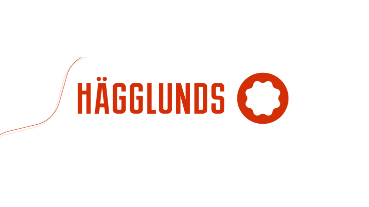 红色 Hägglunds 标志和红色凸轮环冲程