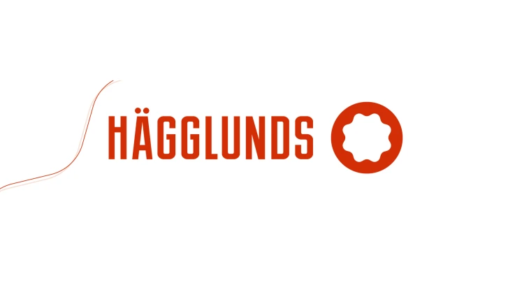 红色 Hägglunds 标志和红色凸轮环冲程