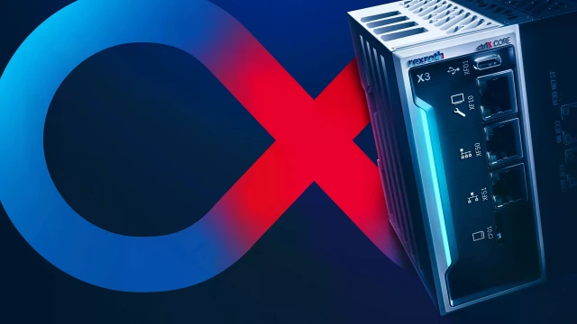 博世力士乐ctrlX AUTOMATION控制系统的示意图。电动驱动与控制培训课程链接。