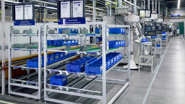 Bosch Rexroth 看板流利货架的应用