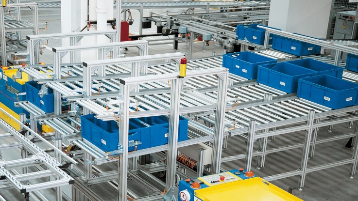 Bosch Rexroth 铝型材大型货架系统的应用