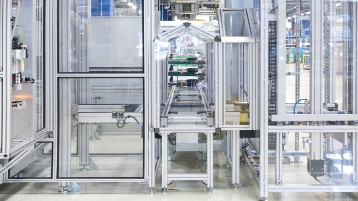 Bosch Rexroth 输送系统 TS 2plus（带电动升降机）的应用