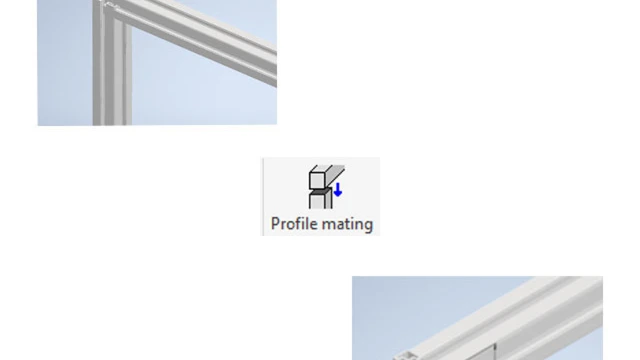 屏幕截图显示了博世力士乐 FRAMEpro CAD 插件中的“长度调整”功能