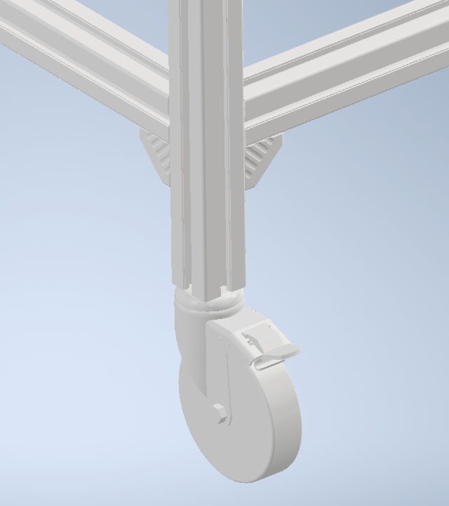 屏幕截图显示了博世力士乐 FRAMEpro CAD 插件中的“滚轮附件”功能