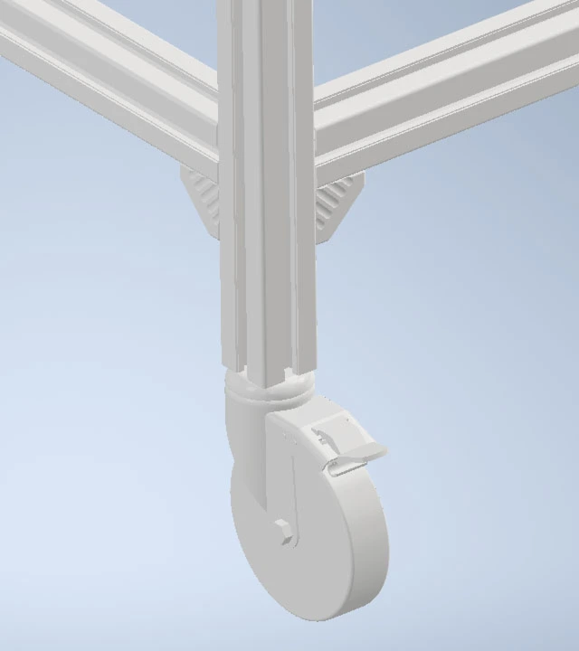 屏幕截图显示了博世力士乐 FRAMEpro CAD 插件中的“滚轮附件”功能