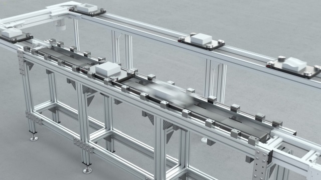 Bosch Rexroth TS 2plus 和 TS 2 Booster 输送系统的组合