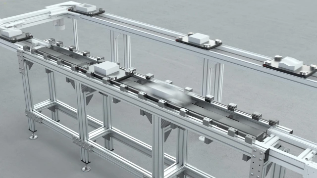 Bosch Rexroth TS 2plus 和 TS 2Booster 输送系统的组合