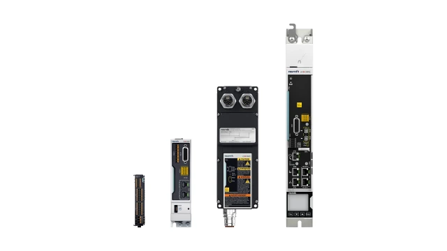 各种 ctrlX DRIVE 驱动器的产品图片。