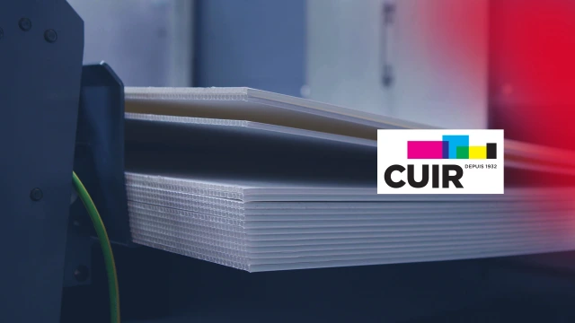 CUIR Corrugated Machinery、ctrlX AUTOMATION 的标志，附应用照片。