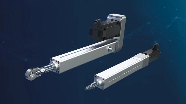 两台博世力士乐 EMC 电缸。