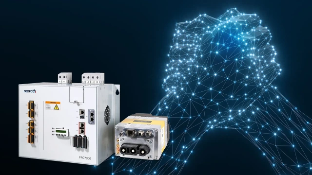 插图展示了相互交握的手势，以及博世力士乐的PRC7000电阻焊控制器和配套的PSG6130变压器。电阻焊接培训课程链接。