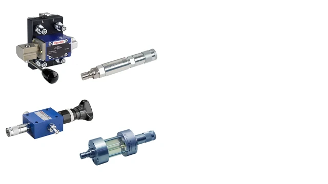 Hydraulix 203 设备套装示意图，适用于 Hydraulix 200/300 工作站，对应学习主题：开/关液压系统——故障排除与手动操作