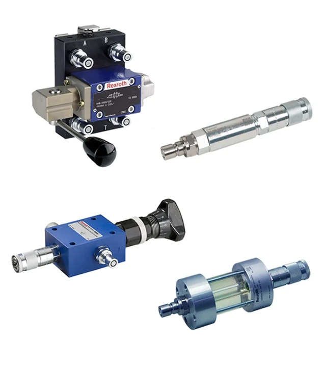 Hydraulix 203 设备套装示意图，适用于 Hydraulix 200/300 工作站，对应学习主题：开/关液压系统——故障排除与手动操作