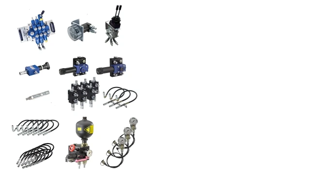 Hydraulix 103 设备套装示意图，适用于 Hydraulix 200/300 工作站，学习主题：移动液压系统——节流控制